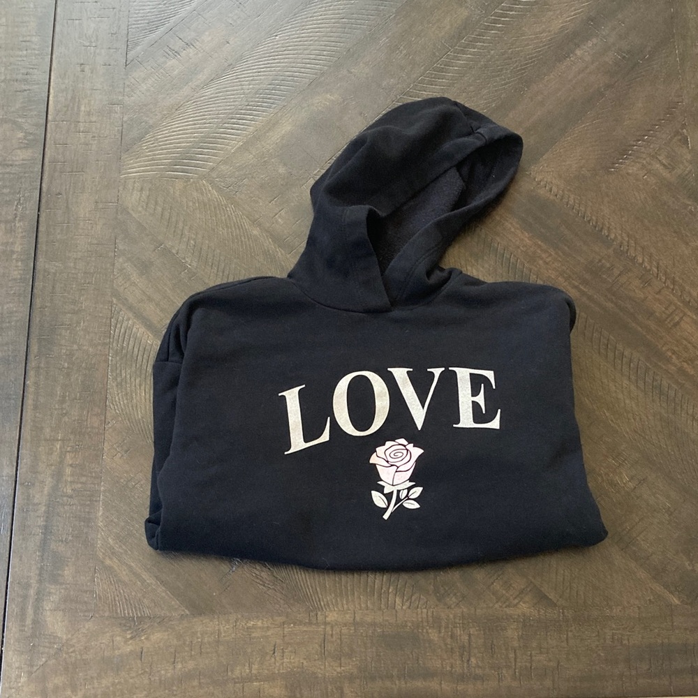 Girls black Old Navy sweatshirt